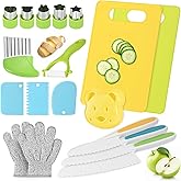 BaiJ Coltelli da Cucina in Plastica,3 Pezzi Coltello di Sicurezza per Bambini Coltelli da Cucina Sicuri Coltello da Frutta Nylon in 3 Dimensioni per