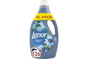 Lenor Adoucissant 126 lavages, Envolée d’Air, 24H De Fraîcheur Relaxante, Avec Une Touche D’Huiles Essentielles