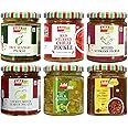 Add me Combo Pickle Pack 6 In 1 Dry Mango Achar 150Gm + Mixed Pickles 200Gm + Amla Murabba 200Gm + Sweet Lemon Pickle 200Gm + Lal Mirchi Ka Achar 200Gm + Sweet Mango Jeera Chutney 200Gm Glass Jar