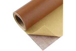 CHANGTSING Patch En Cuir auto-adhésif PU trous de réparation Autocollant Cuir Kit Premiers Soins pour Canapé de Siège de Voiture Meubles Vestes Sac À Main Patch Chocolat 1 50 x 137 cm