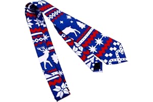 VALICLUD Cravates de Noël Cravate de Noël Cravate de Noël Cravate de Vacances Cravates Drôles de Noël pour Hommes Garçons