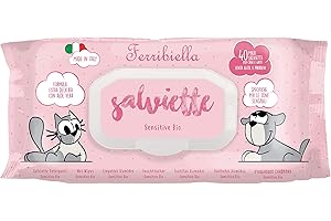 Salviette Sensitive Biologiche Ferribiella 12 buste da 40 pezzi