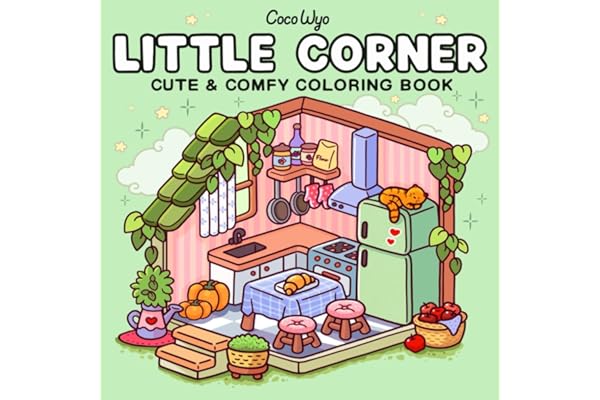 Little Corner: Coloring Book for Adults and Teens, Super Cut...