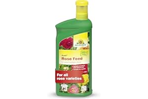 Neudorff Organic Rose Feed 1 L, Liquid Organic Fertiliser Concentrate, for big, Beautiful and Fragrant Roses, Vegan Child and Pet Safe