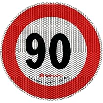 Autocollant Plaque Immatriculation 13 4R Marquage Limite Vitesse 80 Km/h Autocollant Homologué EU Plan Camion - Foto 6