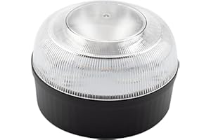 Jocca - Luce di emergenza per auto V16 omologata | Aiutoflash | Sostituisce i triangoli | Base magnetica antiscivolo | Faro di emergenza per auto | 8 LED da 1W ciascuno