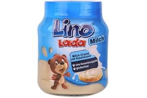 ‎LINO LADA Podravka Lino Lada Milk Haselnuss-Creme, Feiner Brotaufstrich aus Haselnüssen und Milch, (1 x 350g)