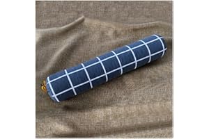 ZHIWEIKJ Buchweizen-Kissen Bio-Buchweizen-Kissen mit waschbarem Baumwoll-Kissenbezug Nackenrollen-Kissen zum Schlafen Zylinder-Zervix-Kissen zur Linderung von Nackenschmerzen runde Unterstützung (Farbe : B)