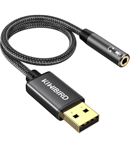 MOSWAG USB Naar 3,5 Mm Audio Converter Meter Kabel Voor Betere