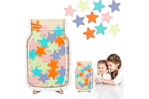 SPERMUOY Verre de récompense pour enfants - Verre de récompense en forme d'étoile - Personnalisable - Pour l'école, la salle de classe - Verre de récompense motivant pour un bon comportement