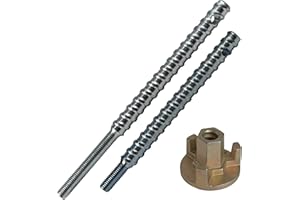 MDW Kordelgewindestange für Beton und Mauerwerk inklusive passender Tellerflügelmutter