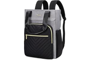 LOVEVOOK Zaino Donna, Zaino Porta PC Donna 15.6 Pollici Borsa Zainetto Donna Elegante 2 in 1 Zaino da Viaggio Zaini Scuola Superiore Media Moda Backpack per Università Ufficio Travel