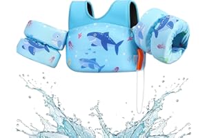 HeySplash Gilet de Natation pour Bébé, Ceinture de Natation Enfant Gilet pour Piscine, Brassard d'apprentissage à la Natation Sécurisé, pour Enfants Garçons Filles