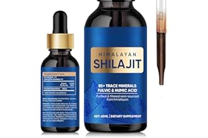 LUXSURE Reines Shilajit, Seltenes Shilajit Original Himalaya Bio, Hochwertige Tropfen, Natürliche Mineralienquelle für Ihr tägliches Wohlbefinden