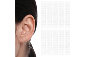 UIHRLM 200PCS Ear Seeds, Gold Acupuncture Ear Seeds, Disposable ACU Seeds Health Care Sticker Kit for Men and Women Migraines Anxiety Stress Insomnia Depression Relief (10 Sheets)