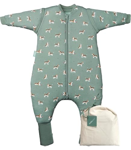 Urban Kanga Poncho De Bain Bébé à Capuche Réversible - Serviette Absorbante Menthe Pour Enfants 12 Mois+