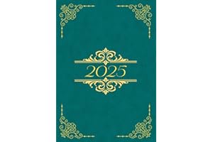 2 Pages Per Day Diary 2025 A4: Two full pages for each day of the week with bank holidays, pages to record important dates, monthly accounts, customer ... number. paperback, Teal cover, classic design