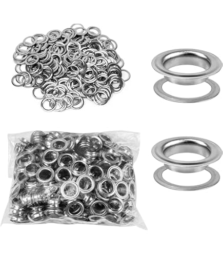 ISTA TOOLS - Grand Choix D'œillets DIN 7332 à La Norme Allemande – Pour Bâches, Bannières, Auvents (œillets Auto-taraudeuses) Avec Contre-disques (50