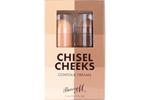 Barry M Cosmetics Chisel Cheeks Contour Creams, Multi, 2 Count (Pack of 1)
