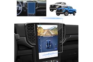 BSTW per 2024 Ranger Pellicola Protettiva Compatibile con 2023 2024 Ford Ranger Limited Wildtrak X Platinum Raptor 12" Ford SYNC 4 Navigazione Protezione Schermo in Vetro Temperato, 9H Antigraffio