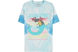 DIFUZED Pokemon Men's Pokemon-T-shirts-Ts835774pok-Dragapult M T-Shirt, Blue, M