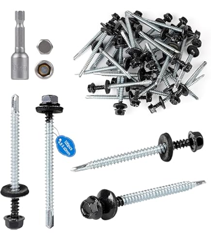 DRESSELHAUS Dakschroef met afdichtring 4,5x45 mm RVS A2, 100 stuks kopen