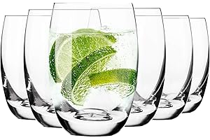 ‎KROSNO KROSNO Szklanki do Wody, Soków i Innych Napojów | Zestaw 6 Szklanek | 360 Ml | Kolekcja Elite | Idealne do Domu, Restauracji i na Przyjęcia | Można Myć w Zmywarce