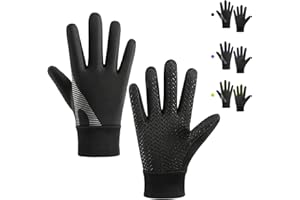 CubePlug Kids Winter Sports Cycling Gloves - Children Windproof Anti-slip Thermal Outdoor Touchscreen Gloves for Boys Girls Age 4-12 Years Bike Mitts Riding Running Warm Hiking Ski