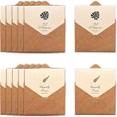 Bolivia's Zarf tebrik kartı, 12 par&ccedil;a brown paper, yapışkanlı kapama stickerları ile birlikte, vintage tasarım, mektup ve &ouml;ze