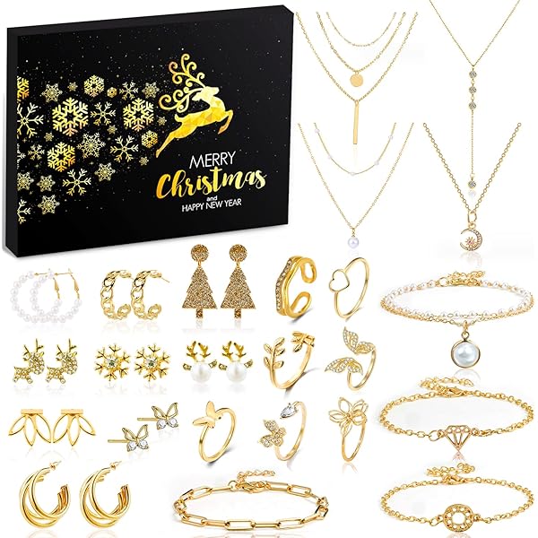 Adventskalender 2025 voor sieraden- een