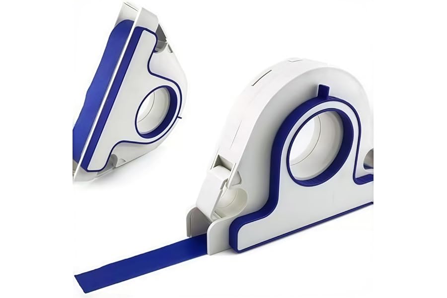 Masking Master Tape Dispenser | 25mm Painter's Tape applicator with Built-in Scraper, 1mm Overlap Design for Clean Edges on Trim, Windows and Door Frames