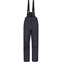 Mountain Warehouse Dusk Mens Ski Pants – Two Pockets Ski Trousers, Snow Gaiters, Elastic Waist & Water Repellent Mens Bottoms – Ideal Ski Clothes for Snowboarding