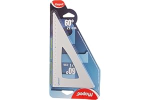 Maped M120621 - Reglas de geometría, gris, 1 unidad