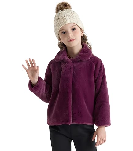 Giacca In Pelliccia Sintetica Per Bambina – Autunno/Inverno – Senza Maniche – Morbida E Casual