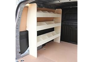 Vanify Estanterías para Furgonetas - Se Ajusta a Citroen BERLINGO M (L1) 2008-18 Lado del Conductor