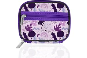 Serfeymi Pilulier Semainier Pilulier Medicaments 7 Jours Semainier Medicament Boîtes à Pilules de Voyage Avec étui à Fermeture éclair pour la Médecine, la Vitamine, le Supplément - Violette 02