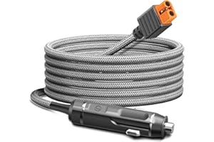 KFD 4.9Feet/ 1.5M XT60I Car Charger for EF ECOFLOW River Delta 3 2 Pro Max Plus Anker SOLIX C200 C300 C1000 BLUETTI AC70 AC50B EB55 Allpowers Power Station XT60 Plug Car Charging Cable DC Adapter