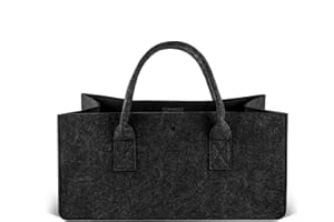 FORMGUT® Filztaschen Shopper, Filztasche Kaminholz, Kaminholztasche, Shopping Bag, Feuerholzkorb Filz in Premium Qualität