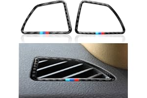 OYDDL Lot de 2 autocollants pour voiture en fibre de carbone - Compatible avec BMW X5 E70 X6 E71 2007 2008 2009 2010 2011 2012 2013 2014