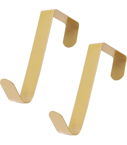 Toyland® Pakket van 2 Metalen Kranshangers van 13cm voor Over de Deur - Ultraslank - Seizoensdecoratie-Accessoires