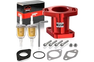1PZ F68-G1X Collecteur d'admission Performance Racing avec kit de vis de rechange pour Predator 212 cc coleman Honda ct200u GX160 GX200 6,5 HP OHV 196 cc KT196 Clones Moto Go Kart Mini Bike