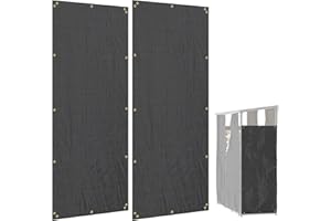 Outsunny Kaminholzregal Abdeckung Abdeckplane für Brennholzregal 600D Oxford Wasserdicht Holzregalabdeckung Aussen Schutzhülle wetterfeste Schutzabdeckung für Holzregale 62-66 x 185 cm