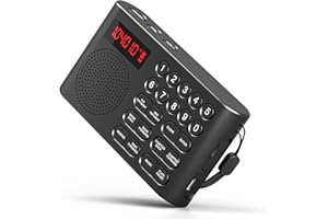 HEALVALUEFIT KJV Audio Bible Player - King James Version Electronic Audio Bible for Seniors, Visually Impaired, Dyslexics & Non-Readers | Portable, Religious Gift with Headphone Jack & Long Battery Life