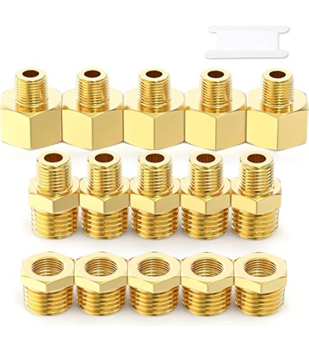 M12X1,5 naar 1/8 NPT Fitting Adapter, Aluminiumlegering Fitting Adapter NPT 1/8 binnendraad op Metrische M12X1,5 Buitendraad Accessoires Oliedrukadapter M12X1,5 naar 1/8 NPT Fitting Adapter, Aluminiumlegering Fitting Adapter NPT 1/8 binnendraad op Metrische M12X1,5 Buitendraad Accessoires Oliedrukadapter