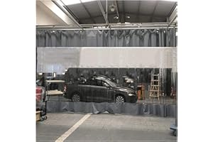 SONAKIA Tenda Trasparenti Per Esterni, 1,5x2/2,5x2,5/3,5x3m, Pannelli Laterali in Tela Cerata Impermeabile Per Patio Pergolato, Telo in Pvc Con Occhielli, Tende in Telone Divisorio,WxH-3.5x3m/11.48*9.84ft