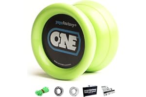 YoyoFactory ONE Jojo – Nybörjare till Proffs, 2 Kullager Ingår | Byt kullager och gå från responsive till unresponsive. Fjärilsform, långa spins.