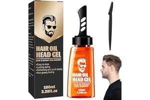 DMNQ 1 Pcs Hair Oil Head Gel East Moon Hair Oil Head Gel One-Comb Shaping-Styling Gel Comb 2-In-1 Men Hair Styling Gel With Comb Langanhaltend Erfrischend Und Schnell Trocknend