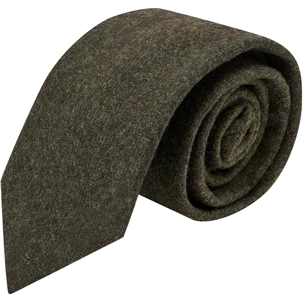 Cravatta Uomo Verde Felce A Spina Di Pesce, King & Priory, Collezione Abbinata, Taglia Unica 7 Cm
