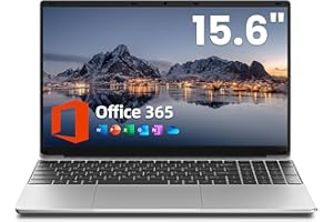 jumper 15.6 inch Laptop with Office 365, 4GB RAM 128GB Storage, 1080 HD Display Laptops, 5205U Processor, USB3.0, 38Wh Battery, Portable Laptops for Business, School, and Work, Keyboard Film UK.