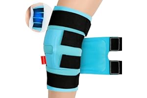 Comfytemp Bolsa de Hielo para Aliviar el Dolor de Rodilla, Bolsa Gel Frio Reutilizables, Terapia de Frío o Calor, para Lesiones en La Rodillas, Contusione, Hinchazón, Cirugía de Reemplazo de Rodilla